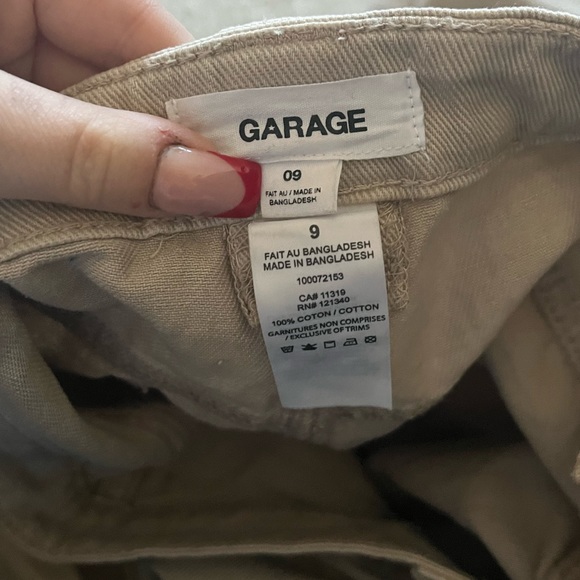 Women’s garage khaki cargo pants - Picture 2 of 4